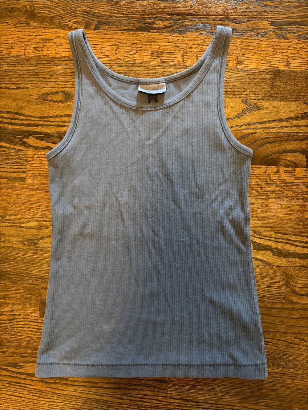Universal Thread Women's Ribbed Tank Top - Slate Blue